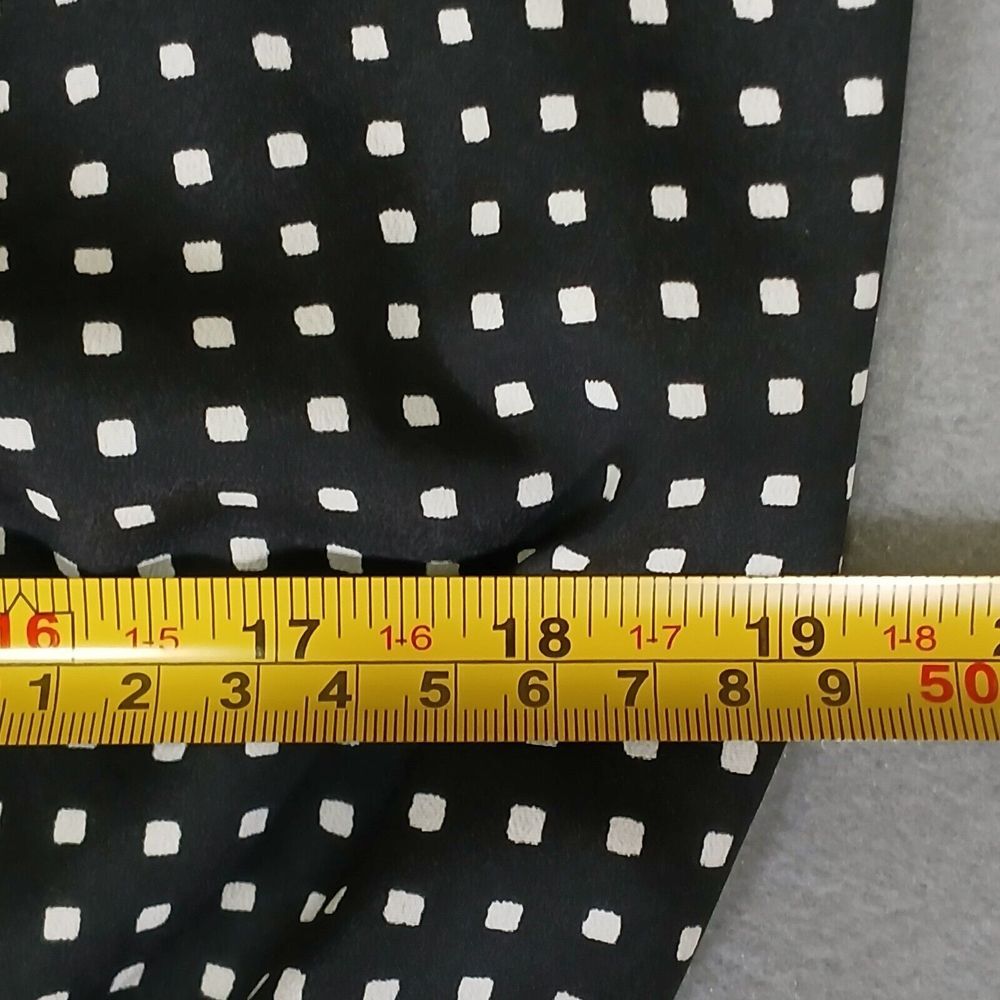 Gap‎ Womens short sleeve Black Dot Print mini dress V Neck size Small - Picture 7 of 10